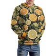 thumbnail image 2 of Citrus Mediterranean Style Mosaic Regular Fit Hoodie, Sporty Pullover Hooded Sweatshirt for Men Women XL, 2 of 6