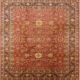 thumbnail image 1 of Ahgly Tapis d'Intérieur Lavable en Machine Carré Industriel Moderne Rouge, 4 Pieds Carré, 1 of 7