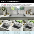 thumbnail image 3 of Delta 952138-T33S-SS Marca 33" Undermount Single Basin Stainless Steel Kitchen Sink -, 3 of 7