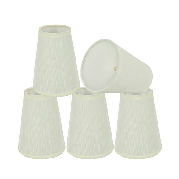 Aspen Creative Corporation 4'' Fabric Empire Candelabra Shade (Set of 5)