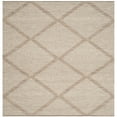 thumbnail image 7 of SAFAVIEH Montauk Bailey Geometric Diamond Cotton Area Rug, Beige, 6' x 6' Square, 7 of 7