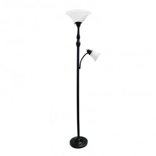 All The Rages Lf2003 Rbz 2 Light Mother Daughter Floor Lamp With All The Rages Lf2003 Rbz 2 Light Mother Daughter Floor Lamp With White Marble Glass Restoration Bronze