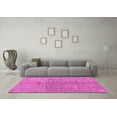 thumbnail image 3 of Ahgly Company Indoor Rectangle Oriental Purple Modern Area Rugs, 5' x 7', 3 of 4