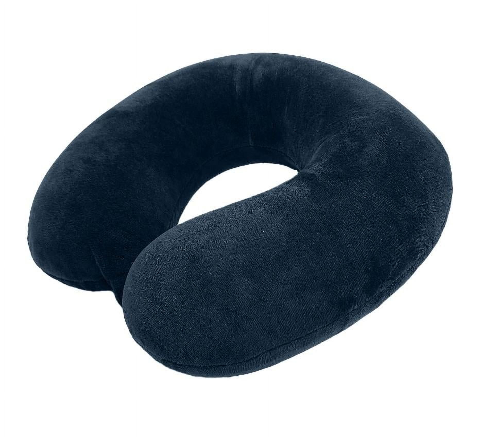 Protege Memory Foam Neck Pillow, Navy photo 5
