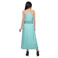 thumbnail image 5 of Moomaya WoMen's Sleeveless Maxi Dress With Trim Lace Spaghetti Strap Summer Wear, 5 of 6