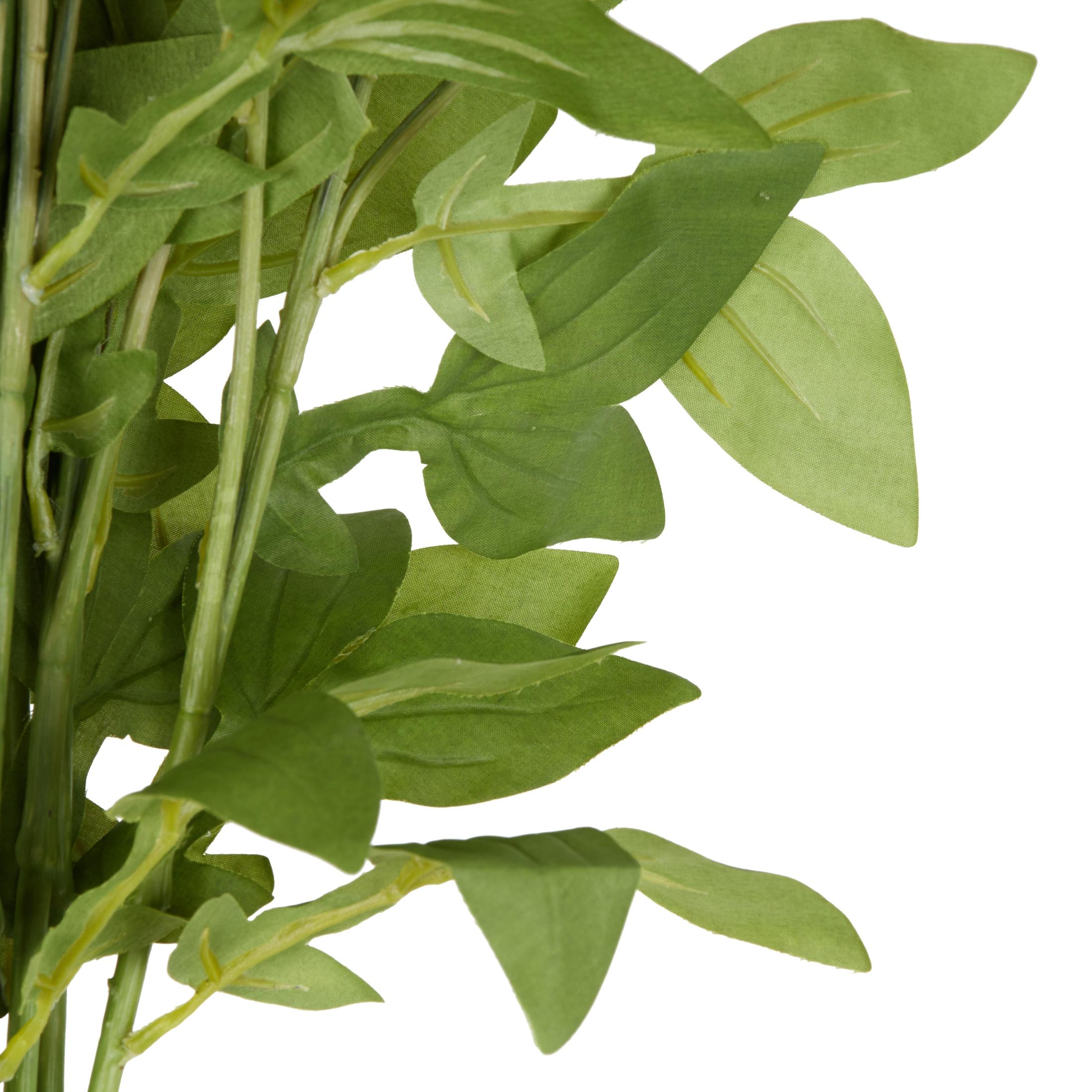 35" Plastic Floral Tall Sweet Pea Artificial Flower Stem, by DecMode (12 Count)