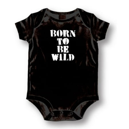 

LA Imprints Unisex Baby Attitude Romper - Born To Be Wild
