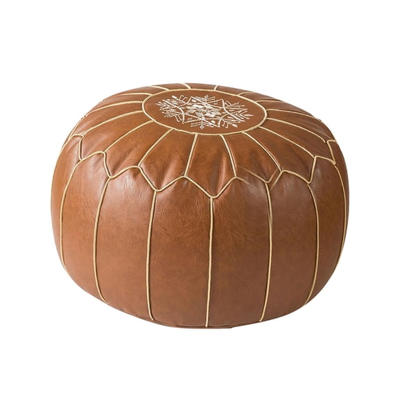 Funda de puf sin relleno, otomana, reposapiés, decoración de dormitorio, estilo bohemio Color B