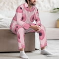 thumbnail image 7 of Lsque Pig Nose Pattern Long Sleeve Pajama Set for Men - Soft 2-Piece Sleepwear and Loungewear Set with Pockets, Comfy Nightwear-Large, 7 of 7