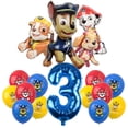 thumbnail image 4 of Decoración de fiesta de la Patrulla Canina, suministros de cumpleaños, Chase Marshall Skye, globo de papel de aluminio para niños, regalo para eventos, vajilla desechable, 4 of 5