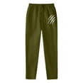 thumbnail image 6 of Tdoqot Mens Graphic Sweatpants with Pockets- Fashion Baggy Casual Elastic Waist Drawstring Wide Leg Pants Army Green Size 2XL, 6 of 8