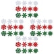 thumbnail image 3 of 50 Uds. De copos de nieve en rodajas de madera, adornos navideños de copos de nieve, recortes de madera, 3 of 6