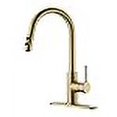 thumbnail image 3 of RULIA Gold Kitchen Faucet, Kitchen Sink Faucet, Sink Faucet, Pull-Down Kitchen Faucets, Bar Kitchen Faucet, RV Kitchen Faucet, RB1021, 3 of 4
