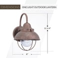thumbnail image 3 of Une Lanterne Murale Extérieure Lumineuse, 3 of 5
