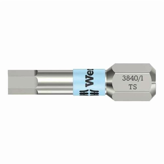 Wera Torsion Bit, Metric, 1/4", Hex, 4mm, 1", SS 05071074001
