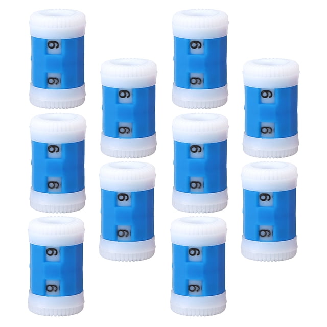 FENGGUIQU 10Ud De Puntadas Para Tejer Con Fácil Manejo Y Material Plástico Duradero Azul