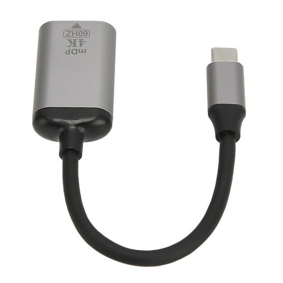USB C To DisplayPort Adapter, Small Portable Plug And Play USB C To DP Adapter Aluminium Alloy For Laptop