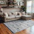 thumbnail image 2 of Milliken Residency Area Rug CROSS TIE Cross Tie Blue Modern, 5' x 8', 2 of 5