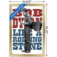 thumbnail image 3 of Bob Dylan - Standing Wall Poster, 14.725" x 22.375" Framed, 3 of 6
