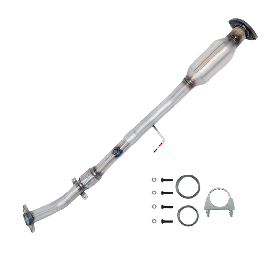 Direct-Fit Catalytic Converter with Integrated Front Flex Pipe Compatible with 2007-2011 Toyota Camry 2.4L, EPA Compliant, OE Style Replacement