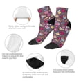 thumbnail image 5 of Fuzoiu Doodles Wedding Print Adult Socks, Crew Moisture-wicking Socks, Unisex Cushion Crew Socks,Casual Sports Ankle Socks, 5 of 7