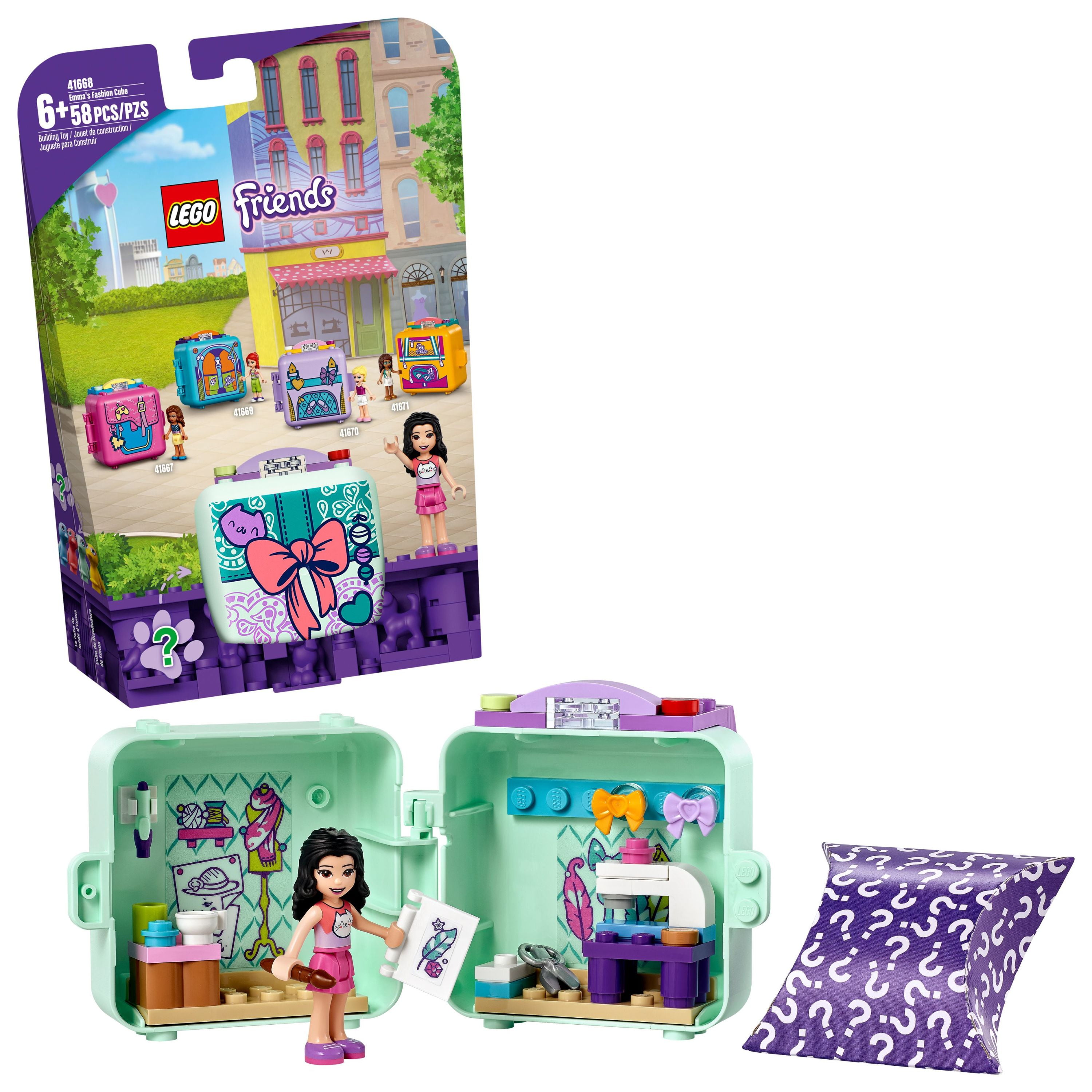 LEGO 41355 Friends Emma's Heart Box Set Emma mini-doll  Accessories Collection 