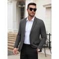 thumbnail image 4 of COOFANDY Men's Suit Jacket Lightweight Breathable Casual Sport Coat Blazer Two Button, 4 of 8