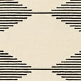 thumbnail image 6 of Surya Granada GND-2331 24 x 36" Rectangle Modern Wool Area Rug in Black/Beige, 6 of 8