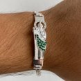 thumbnail image 2 of JOYARIS Pulsera Chica San Judas Tadeo Esclava Plata Ley 925 Zirconia Talla Largo/Ancho: 19.5 cm x 5 mm PT-0000199, 2 of 3