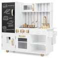 thumbnail image 2 of Redsmile Play Kitchen,Wooden Kids Kitchen Playset with Dish Washable Machine,Oven,Realistic Lights and Sounds,Pretend Play Toy Kitchen Gift for Girls Boys Ages 3-10,White, 2 of 12