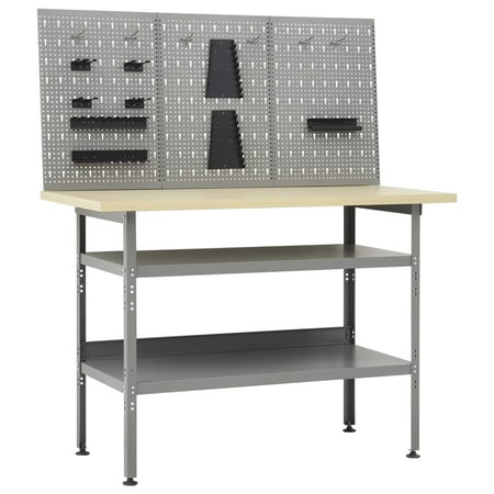 

Fyydes Workbench with Three Wall Panels Grey