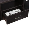 thumbnail image 4 of Convenience Concepts Newport Espresso Mike W Wood Console Table with Drawer, 4 of 5