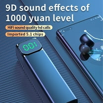 Latrodar BQC-01 Bluetooth Headset TWS-True Wireless Earbuds 9D Stereo Sound Headphones Safety Guaranteed as show 4.8x3.2 Inch Home Stuff