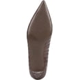 thumbnail image 5 of Naturalizer Women's Natalia Kitten Heel Pointed Toe Pump Cappuccino Croco Leather 8.5M, 5 of 5