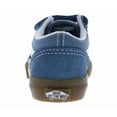 thumbnail image 3 of Vans Old Skool Velcro Suede Infant/Toddler Shoes Size 10, Color: Gum Blue/True White, 3 of 5