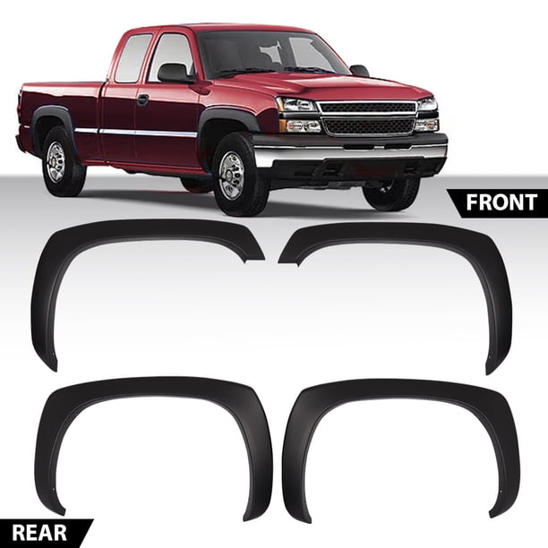 Xtreme Trux Paintable OE Style Fender Flares Set, 6 Pieces For 2007-2014 GMC Yukon, With Hardware