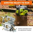 thumbnail image 4 of HIPA Carburetor Kit For Poulan PP4218 PP3516AVX PP4218AVX Chainsaw, 4 of 7