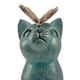 thumbnail image 5 of Estatua de gato Zulema decoración de jardín Resina con mariposa, 5 of 6