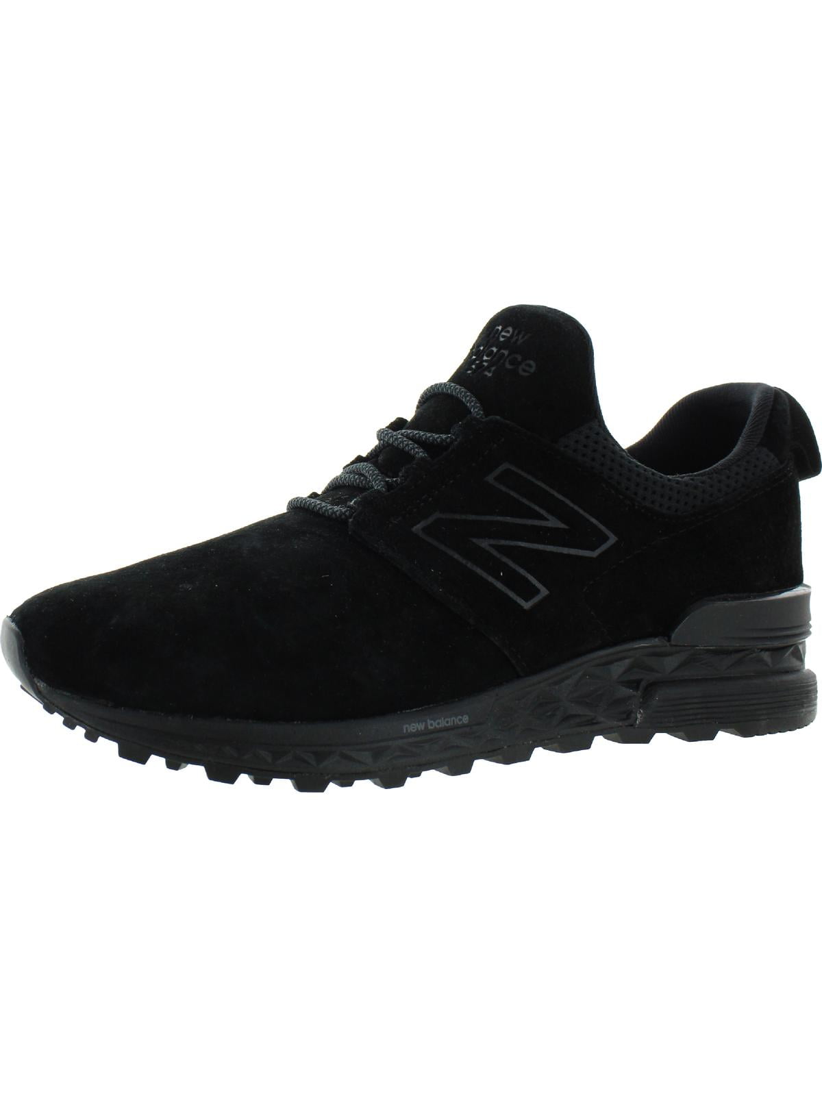 new balance suede tennis shoes
