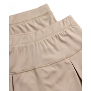Beverly Hills Polo Club Girls School Uniform Skirt - 2 Pack Performance Scooter Skort for Girls, 4-16