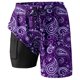 thumbnail image 3 of WILLBEST Pantalones Cortos de Verano para Hombre, Elegantes Pantalones de Playa de Doble Capa Interior con Bolsillo, 3 of 3