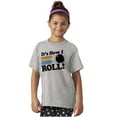 thumbnail image 3 of How I Roll Funny Bowling Ball Pun Crewneck T Shirts Boy Girl Teen Brisco Brands L, 3 of 6