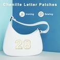 thumbnail image 5 of Uxcell Chenille Number Patches 4.4" Self Adhesive Number 6 Iron on Patch (White, Pack of 3), 5 of 6