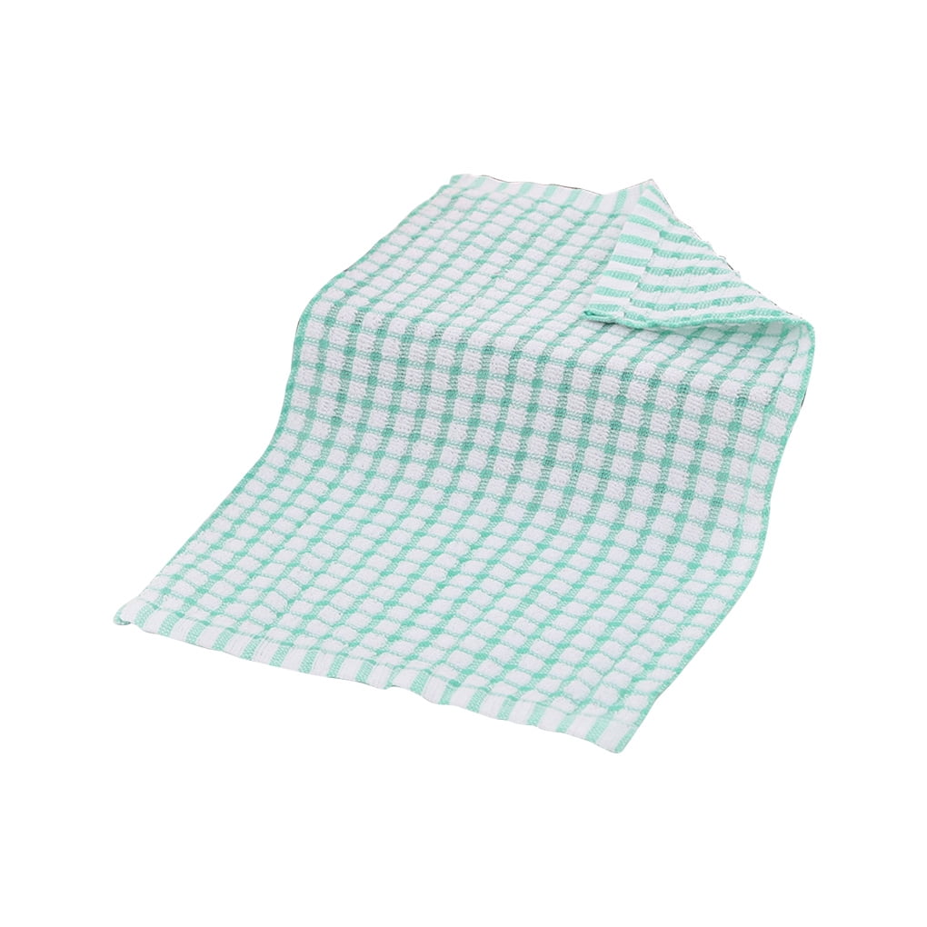 TureClos Dish Cloth Cotton Quick Dry Kitchen Towel Absorbent Cleaning