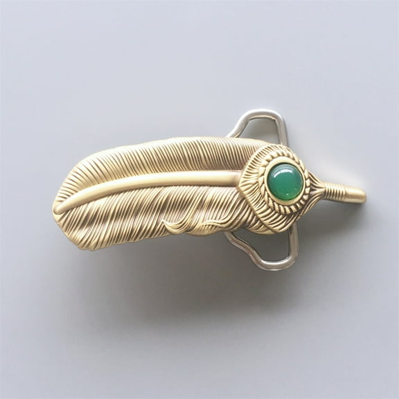 Western Solid Brass Belt Buckle