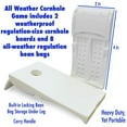 thumbnail image 5 of Driveway Games All Weather Corntoss Bean Bag Cornhole Game, White (2 Pack), 5 of 12