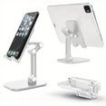 thumbnail image 1 of Universal Mobile Phone & Tablet Stand - Foldable, Portable & Lifting Live Broadcast Stand, 1 of 4