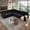 King Black, variant on FFH 88.2" Sectional Sofa with Pull Out Bed, Convertible Sleeper Sofa, 5 Seater Chenille Couch for Living Room, Light Gray