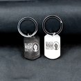 thumbnail image 4 of Stainless Steel Black Lives Matter Fist Tag Keychain Set for Couples, BLM Jewelry for Women and Men Y961-11, 4 of 7
