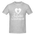 thumbnail image 5 of Future Veterinarian Cotton T-Shirt Gray Small, 5 of 5